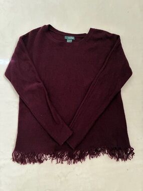 Griffin Cashmere sweater Plum